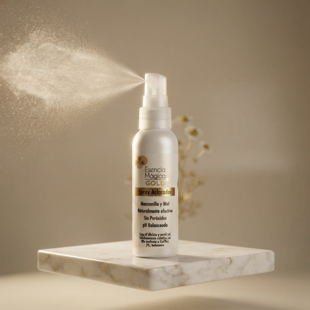 Kit de Cuidado y Aclarado Capilar Esencia Mágica (Champú + Spray Activador)