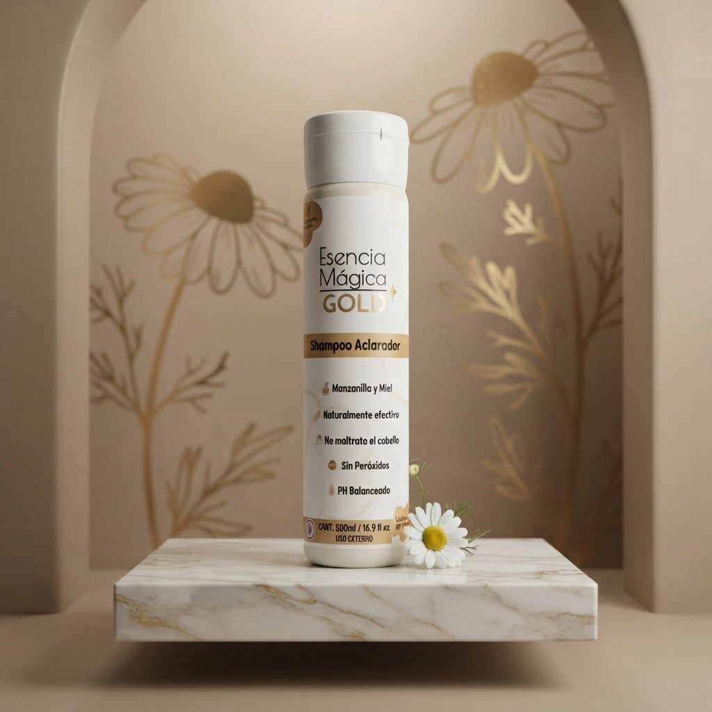 Kit de Cuidado y Aclarado Capilar Esencia Mágica (Champú + Spray Activador)