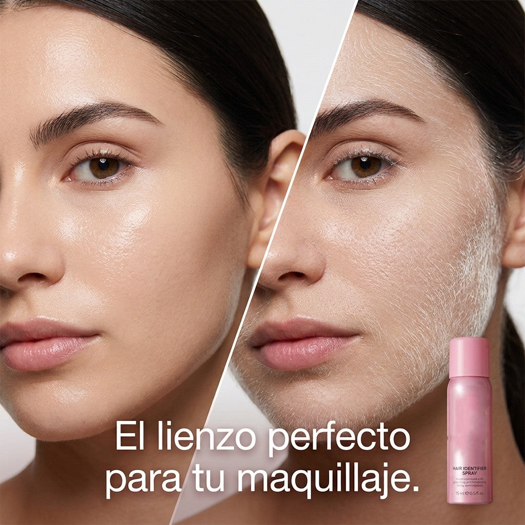 Spray Identificador de Vello Facial + 4 Rasuradoras